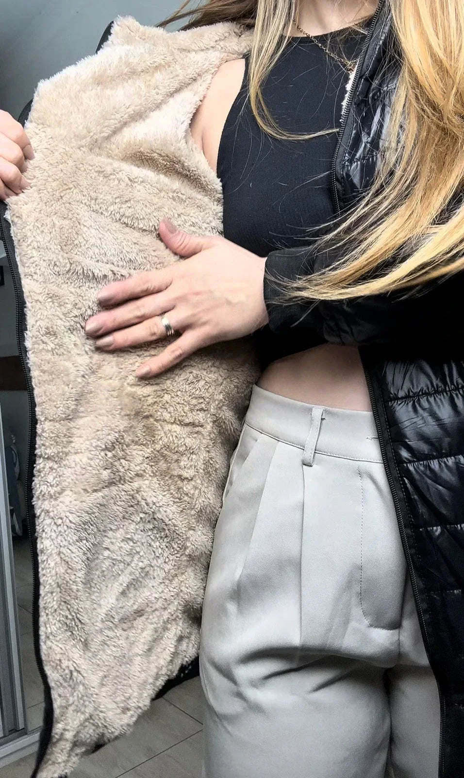 Jaqueta Feminina Peluciada - QUEIMA DE ESTOQUE